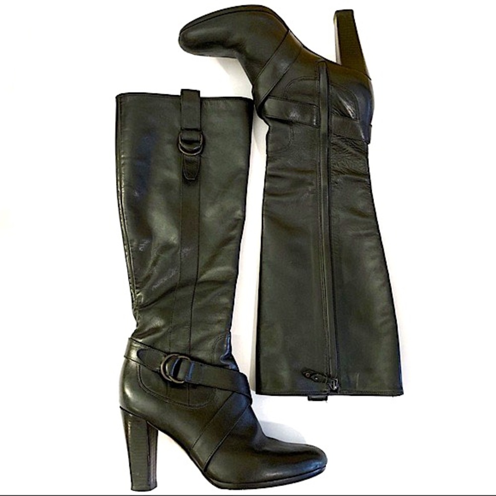 Cole Haan X Nike Black Courtney Air Tall Boots sz 9